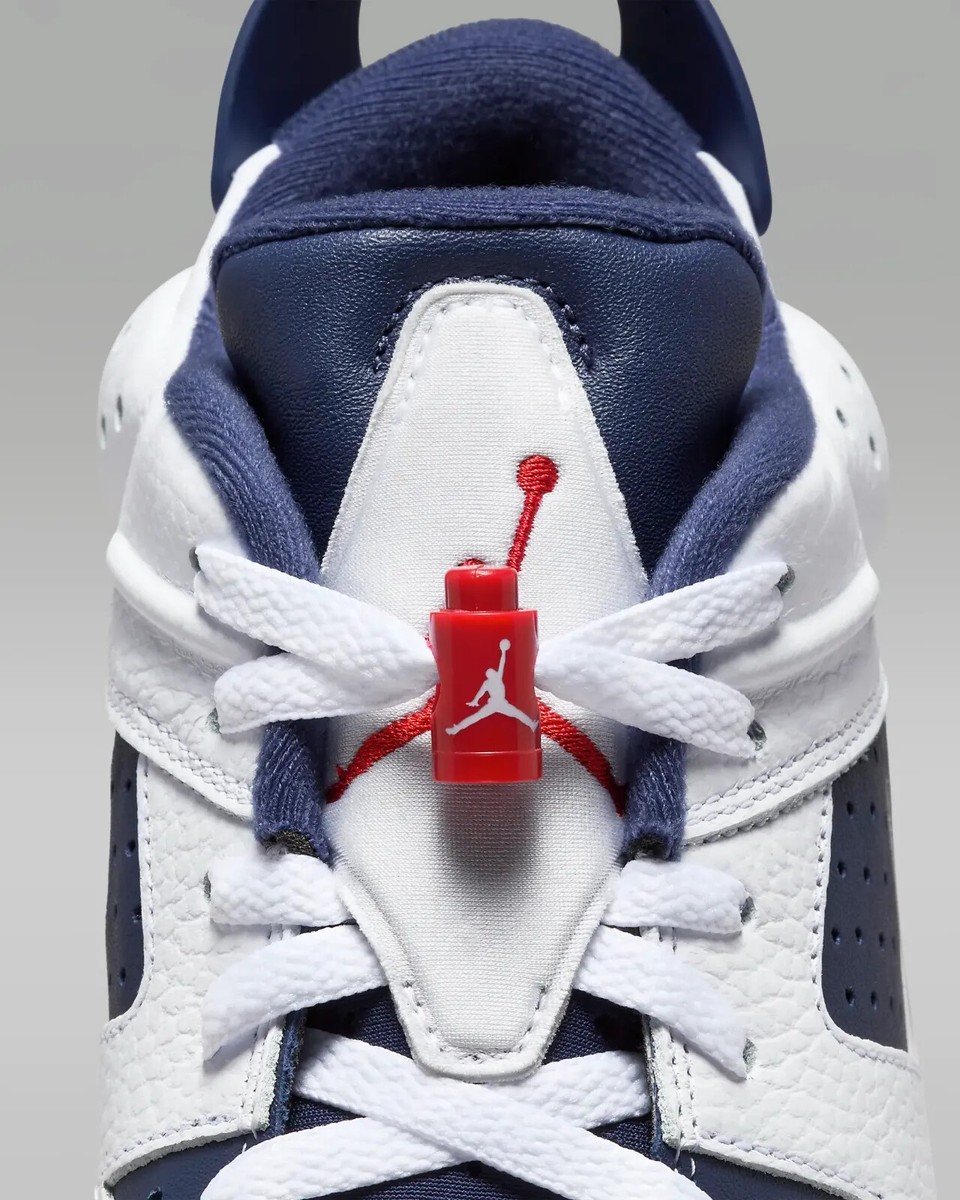 New Nike Air Jordan Retro 6 Golf 'Olympic' Shoes - White New Nike Air Jordan Retro 6 Golf 'Olympic' Shoes - White