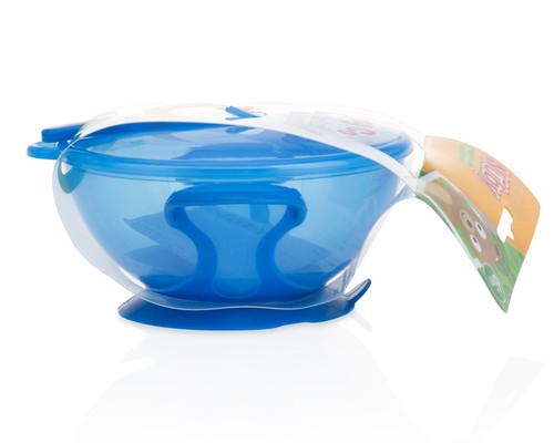 Nuby Easy Go Saugnapf & Löffel mit Deckel - robust - BPA-frei - mehrere Farben - Bild 16 von 24