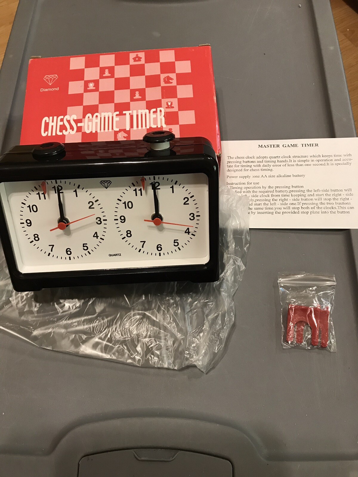 Купить Diamond Chess Game Timer - Quartz Black Open на Аукцион из Америки с  доставкой в Россию, Украину, Казахстан