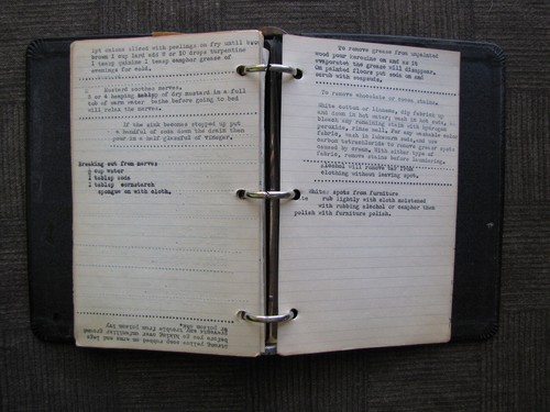 HOMEMADE Family Cookbook 3-Ring Binder Mostly Typed Recipes - Undated MCM - Picture 8 of 10