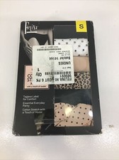 Felina Lingerie Womens Cotton Stretch Hi-Cut Panties 6 Pack Assorted Small NEW