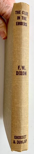 HARDY BOYS # 35 THE CLUE IN THE EMBERS by Franklin Dixon HC/DJ c. 1955-56 - Picture 13 of 16
