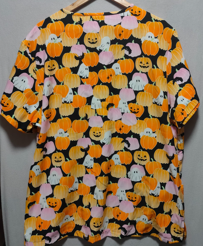 Dickies / ANKO scrubs x 2, sz 2XL, "Save the Rainforest" "Halloween" Used & New - Picture 15 of 21