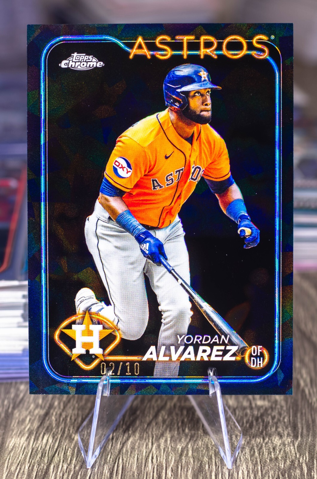 2024 Topps Chrome Sapphire | #273 | Yordan Alvarez | Black Refractor /10