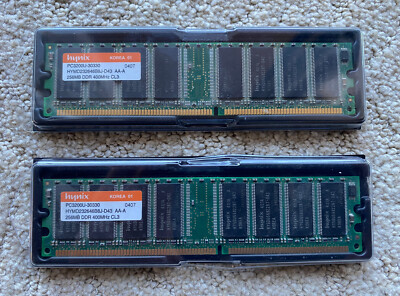 256MB DDR DDR1 RAM Memoria PC3200 400MHz 184-pin 2.5V Memoria Standard
