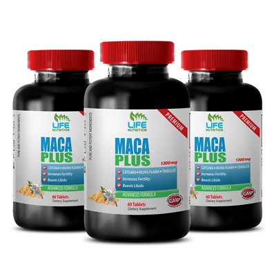 Niacin - Maca Premium 1275mg - Sexual Boost Pills For Male & Female  3B