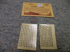 Champ decals HO Alphabet Numerals L-134 Express black 3/32"   D59