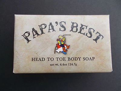 Papa's Best Antifungal Tea Tree Oil Soap For Athlete Foot Jock Itch Acne 2 Bars