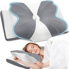 Cervical Neck Pillow for Sleeping, Ergonomic Memory Foam Pillow for Pain Neck...