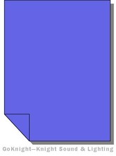 Lee Filters 199 Regal Blue Lighting Gel Sheet