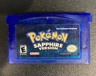 Pokemon: Sapphire GBA Game Boy Advance 2003 Authentic Tested Working Dry Battery