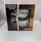 Costa Coffee - two large Ceramic Cups - gift set