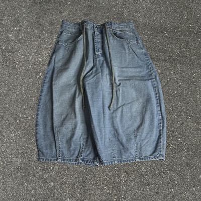 WE THE FREE Baggy Denim Drawstring Pants Size 30 