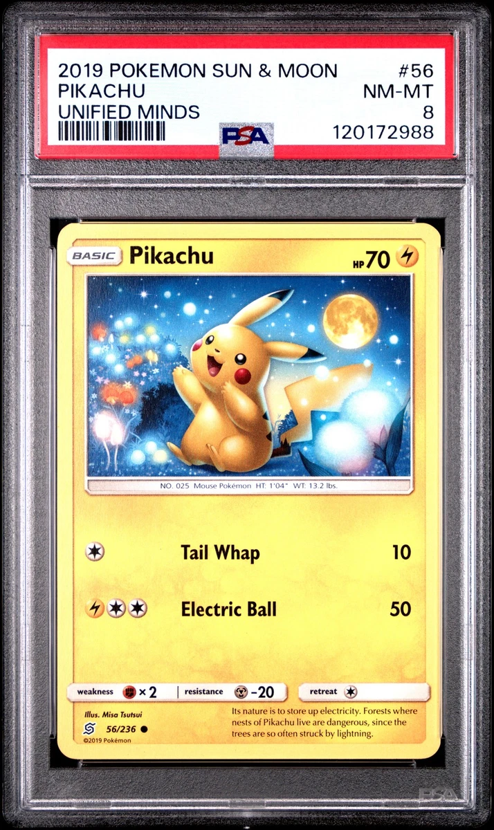 Pikachu Pokémon TCG Sun & Moon Common Individual Collectible Card