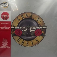 Guns N' Roses Greatest Hits Red & Black Splatter Color vinyl LP New Sealed