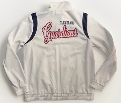 Women's G-III 4Her by Carl Banks White Cleveland Guardians Full-Zip Large
