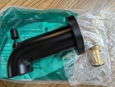 Delta RP73371BL Trinsic 6-1/8" Diverter Wall Mounted Tub Spout - Black