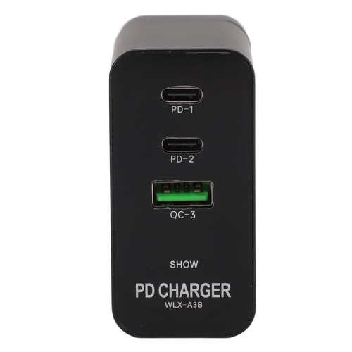 3-portowy zasilacz 65W USB C ładowarka blok wtyczka ładowarka ścienna wtyczka amerykańska 100 fy - Zdjęcie 9 z 22