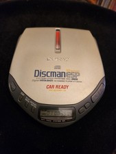 Sony Discman ESP CD Player Car Ready Mega Bass D-E307CK Works Great