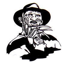 A Nightmare on Elm Street - Cut Sticker Decal Movie Horror Film Freddy Krueger