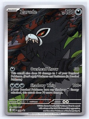 Zarude 088 Holo Promo ME: Mega Evolution Promo Pokemon Near Mint