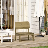 Gartenstuhl Kiefernholz ImpräGniert Terrasse Balkon 60X52,5X72 Cm