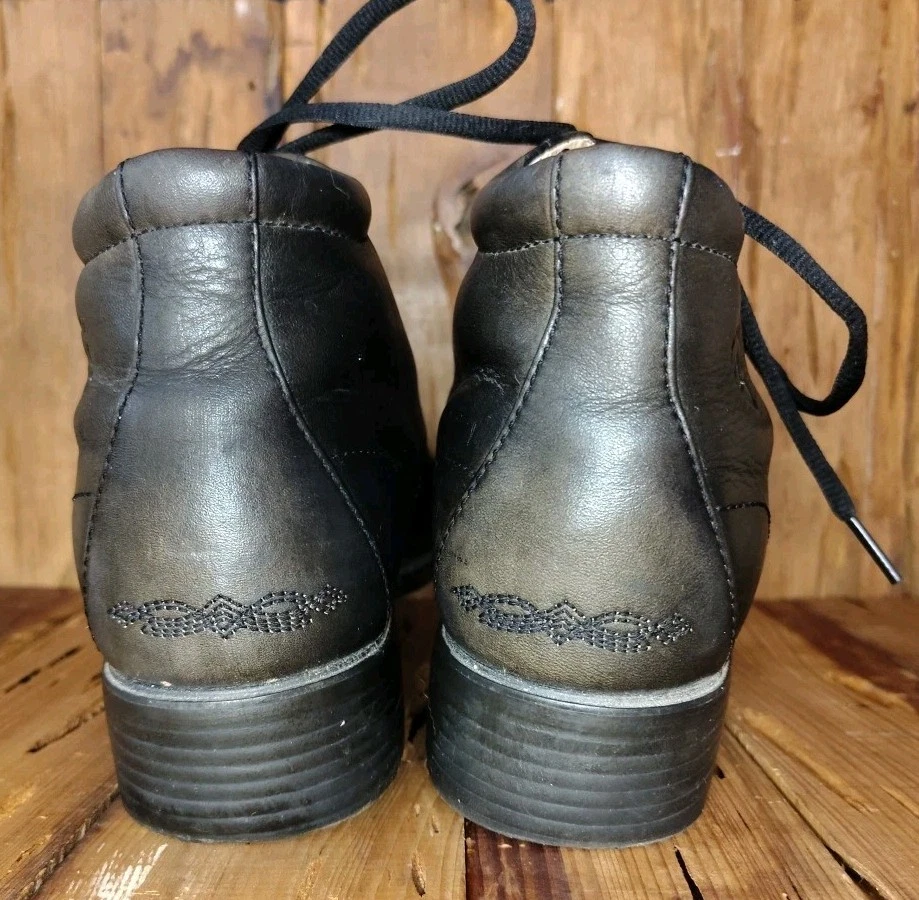 Ariat Boots Josie Kiltie Ankle Black Leather Equestrian Riding 12201 Size 9B - Image 3 of 4