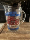 Vintage Pepsi Cola Pitcher Tiffany Style Stained Glass
