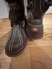 Vintage Pajar Tall Winter Snow Boots US W 8.5 Knit Nordic Lace-Up Waterproof — photo 4