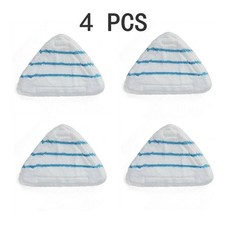 4x Für CLEANmaxx Ersatz Dampfbesen Premium Mikrofaser Bodentuch Dreiecksfuß DE