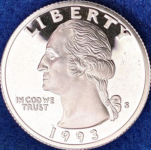 1993-S Washington Silver Quarter DCAM Ch Proof