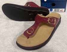 SAS Sanibel Weave Plum 7 Medium, Women's Sandal New In Box Save Big