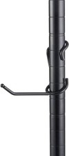Shelf Pole Hooks 5-Pack | 4" Black All Purpose | Best Solution 4" All Purpose