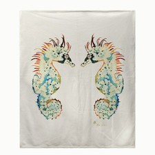 Betsy Drake Betsy's Seahorses Throw
