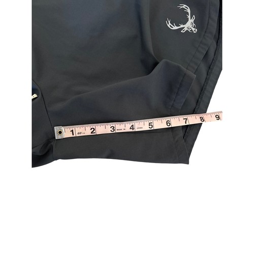 Bucked Up Herren Sport Shorts dunkelgrau Hirsch Logo Gummibund Kordelzug XL - Bild 8 von 8