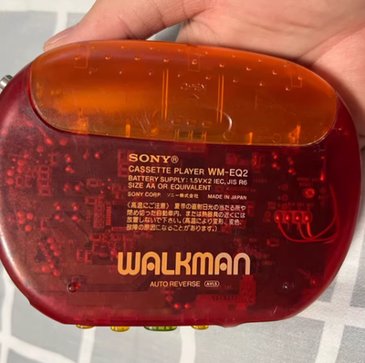 Maintained SONY Walkman WM-EQ2 Beans auto reverse cassette player