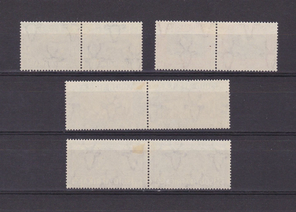 SUDÁFRICA 1938 Sc# B5-B8 CV $72 pares semipostales Voortrekker Ann MH Foto 2 de 2