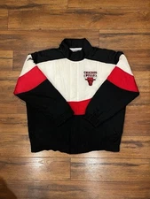 Vintage 90s Apex One NBA Chicago Bulls Jacket Full Zip Size XL Great Condition