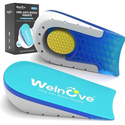 Anti-Slip Ferseneinsätze - Weiches Gel & U-förmiges Silikon - Durable Material