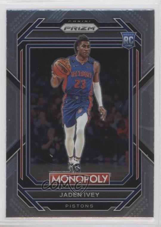 2022-23 Panini Prizm Monopoly Jaden Ivey #26 Rookie RC 2v5