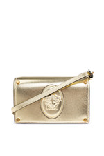 VERSACE Medusa Gold Chain Wallet Bag New Authentic