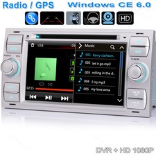Autoradio 7" GPS NAVI DVD Europa Mappa SD per Ford Fusion Galaxy Transit Focus2