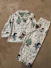 NEW, PEANUTS GANG TODDLER 2 PIECE PAJAMAS SET, SIZE 3T, SNOOPY, CHARLIE BROWN