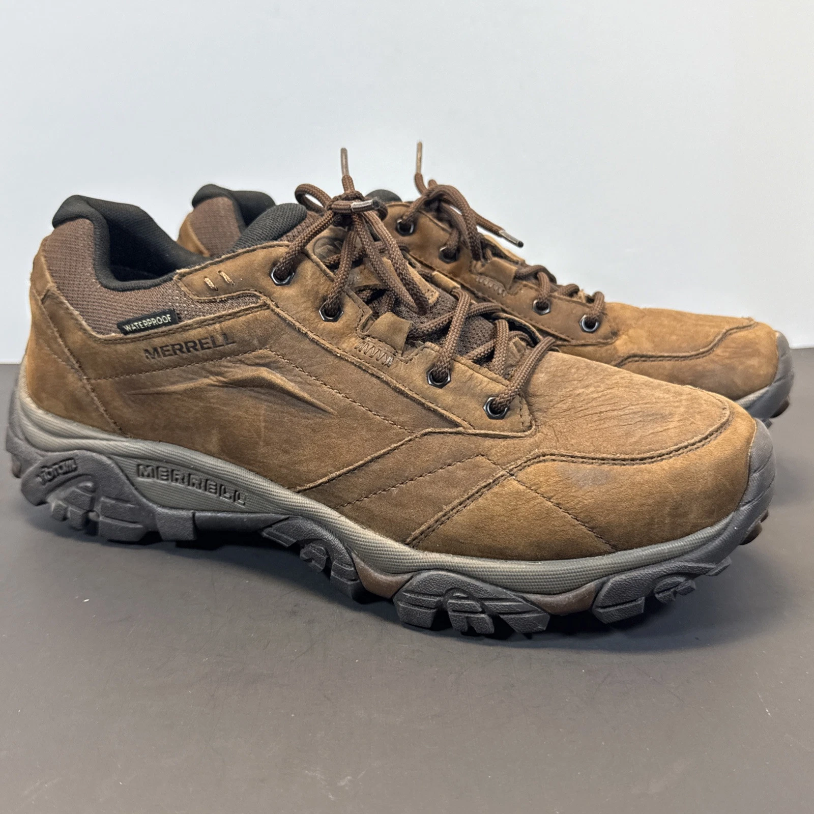 merrell moab adventure lace waterproof leather low shoes