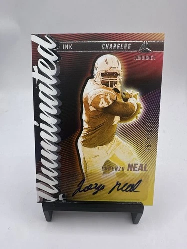 2024 Panini Luminance Football Lorenzo Neal Illuminated Ink Auto /100 #II-LNL JS