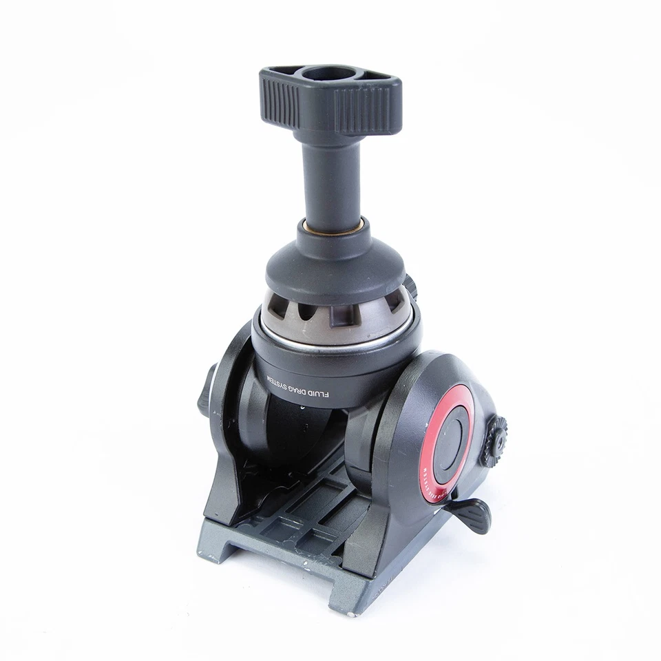 Cabezal de video fluido profesional Manfrotto MVH500AH con base plana Foto 4 de 4