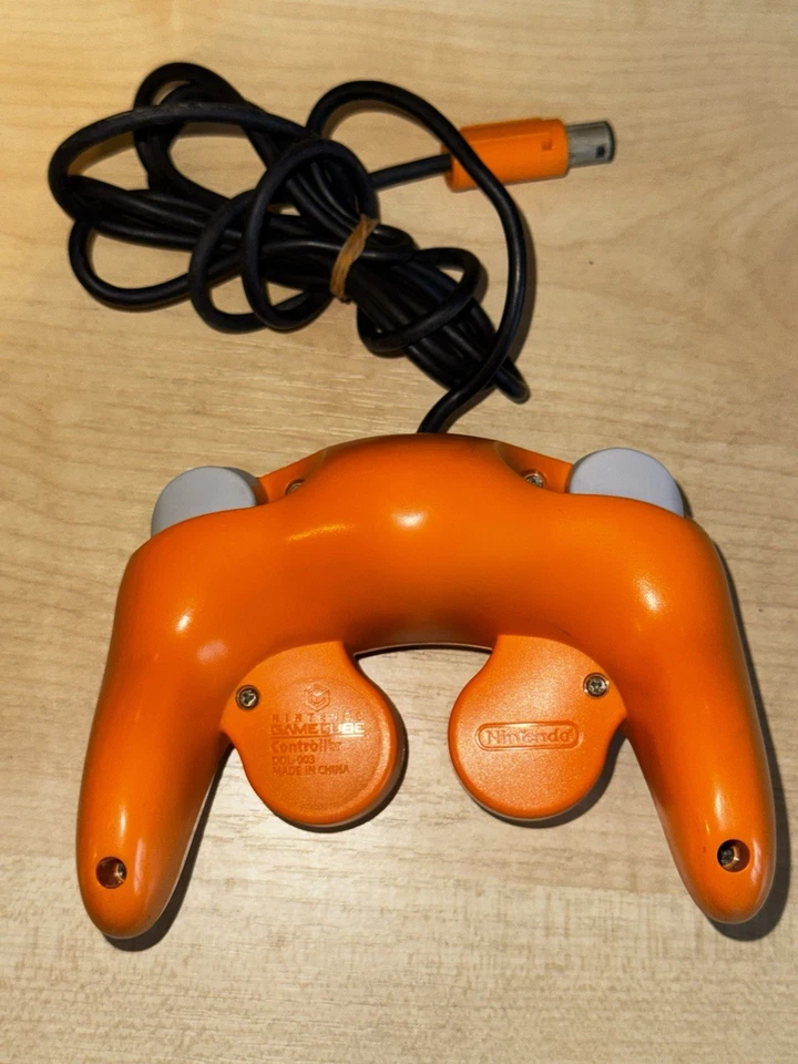 Official Nintendo Gamecube Controller Spice Orange Japan Tested And Working - Image 2 of 2