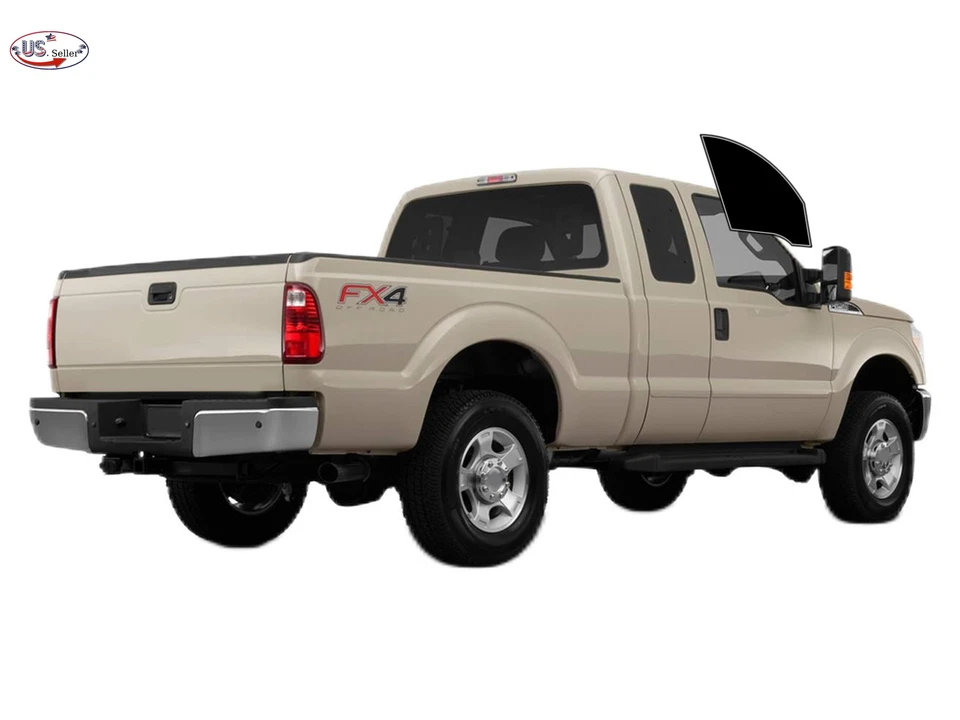 Комплект тонированной оконной пленки PreCut 2 слоя для 2008-2012 Ford F250/F350/F450 Super Cab - Изображение 2 из 4