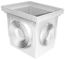 POZZETTO SINGOLO IN PLASTICA SENZA COPERCHIO cm. 30x30x29,2 h