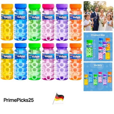 Seifenblasen-Stab 12 Stück Kinder Party Zubehör 118ml bunt outdoor